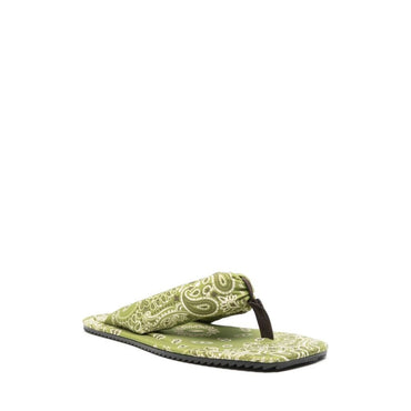 The Attico Bicolor Elastane Slides