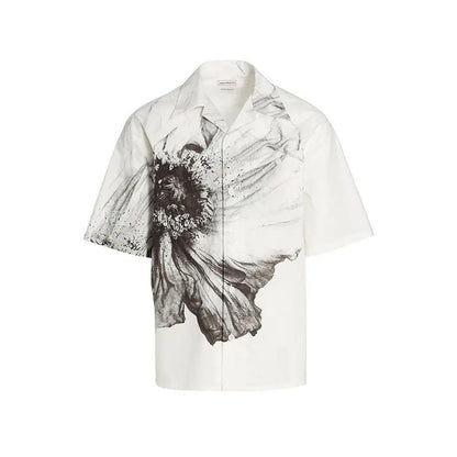Alexander McQueen White Cotton Shortsleeve Shirt