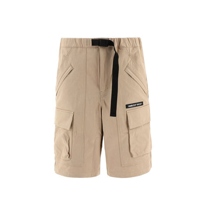 Ambush Beige Cotton Bermuda Shorts