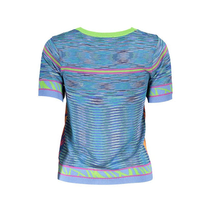Desigual Light Blue Cotton T-Shirt