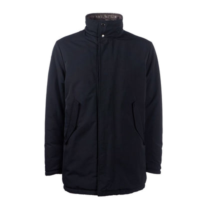 Dolce & Gabbana Black Polyester Coat