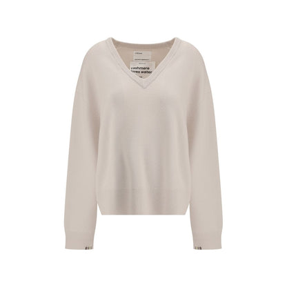 Extreme Cashmere White Cashmere Sweater