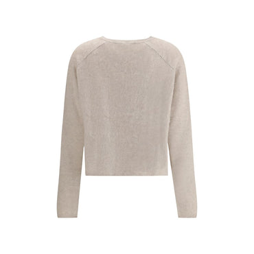 Lisa Yang Beige Cashmere Sweater