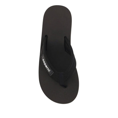 Coperni Black Polyester Platform Sandals