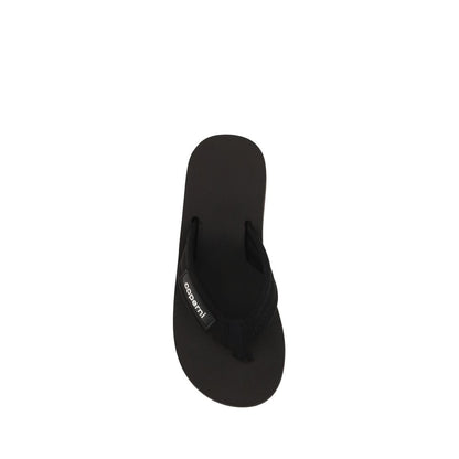 Coperni Black Polyester Platform Sandals