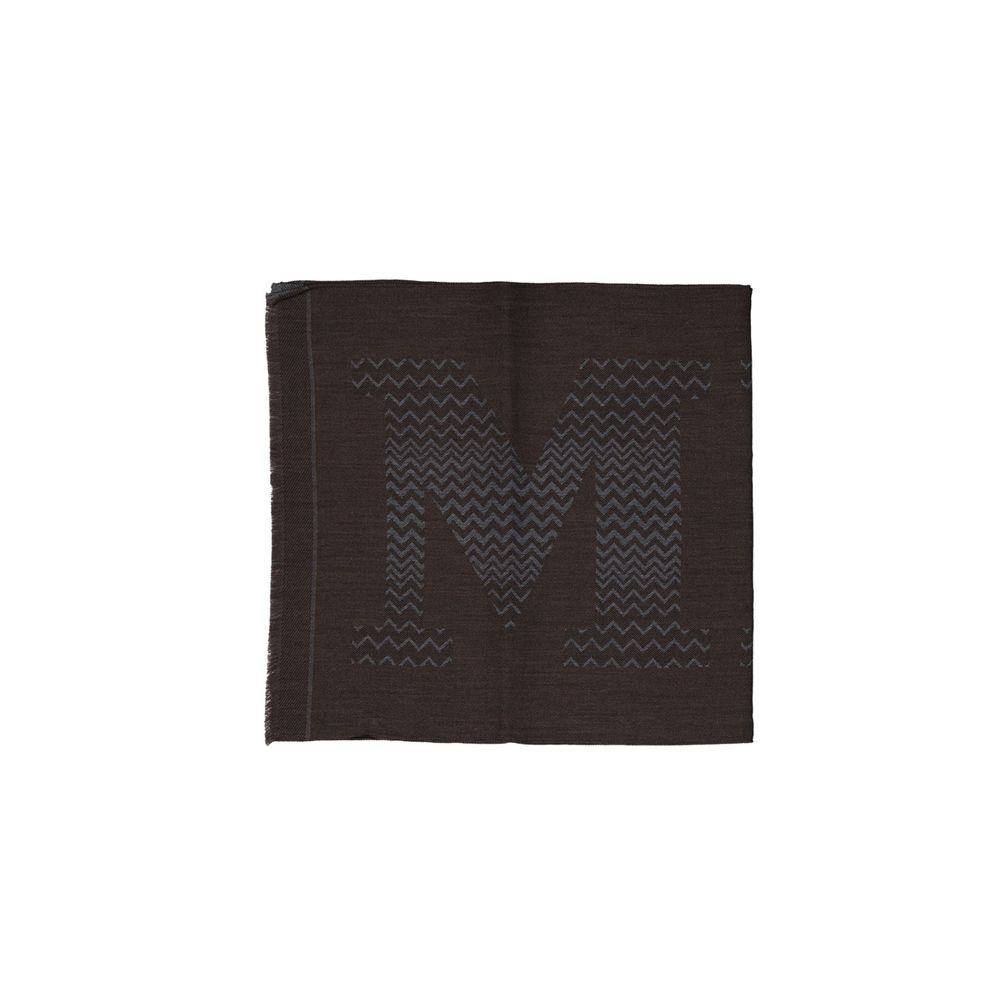Missoni Brown Virgin Wool Scarf