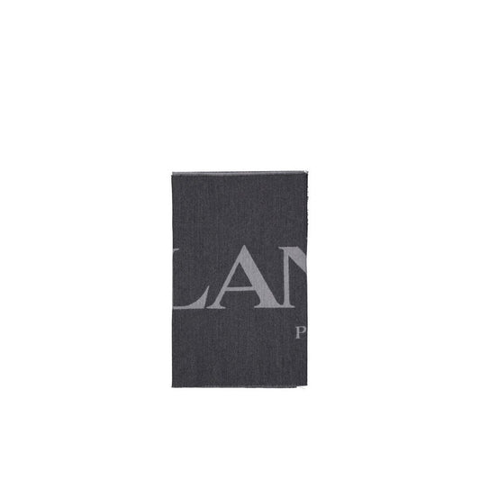 Lanvin Gray Silk Scarf