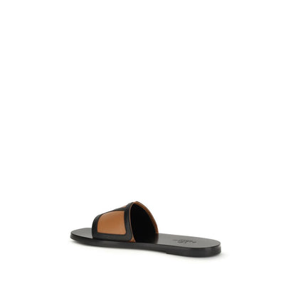 Valentino Garavani Black Goatskin Sandals