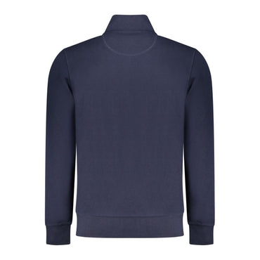 North Sails Blue Cotton Men Sweatshirt