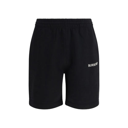 Burberry Black Cotton Bermuda Shorts