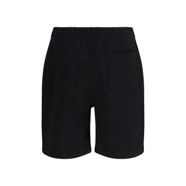 Burberry Black Cotton Bermuda Shorts