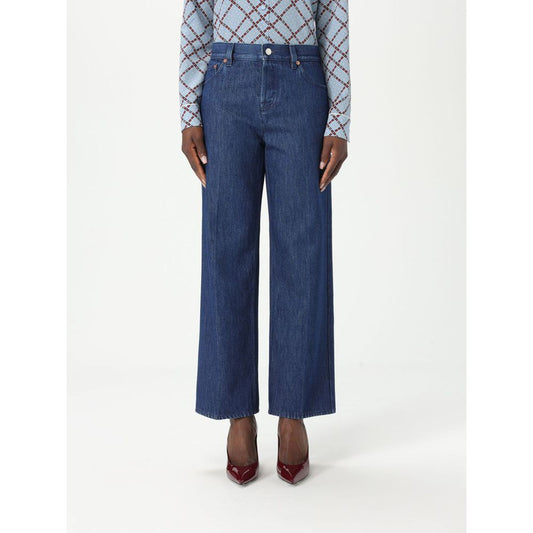 Gucci Blue Cotton Jeans Denim