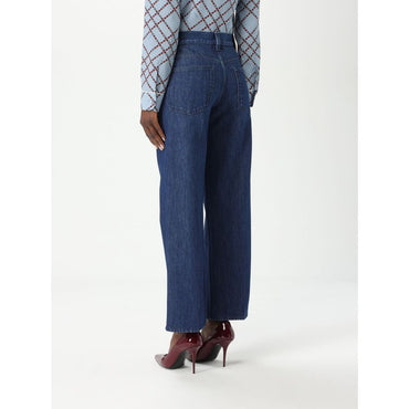 Gucci Blue Cotton Jeans Denim