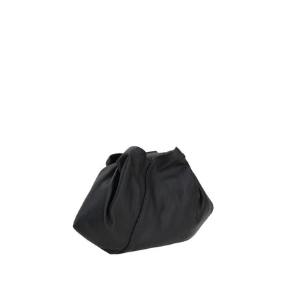 MM6 Black Calf Leather Bos Taurus Handbag