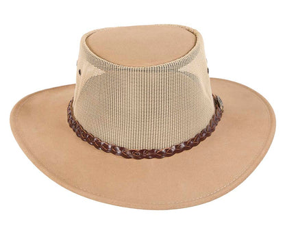 Beige Sand Australian Suede Leather Cooler Jacaru Hat