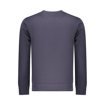 Coveri Moving Blue Cotton Men Sweatshirt