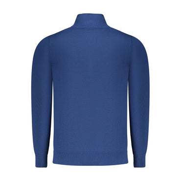 Coveri Moving Blue Viscose Men Sweater