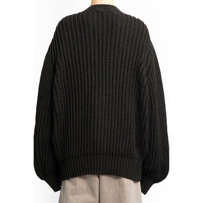 Lemaire Brown Cotton Cardigan