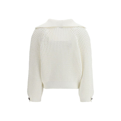 Brunello Cucinelli White Cotton Sweatshirt