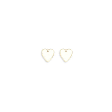 Self-Portrait Gold Brass Earrings