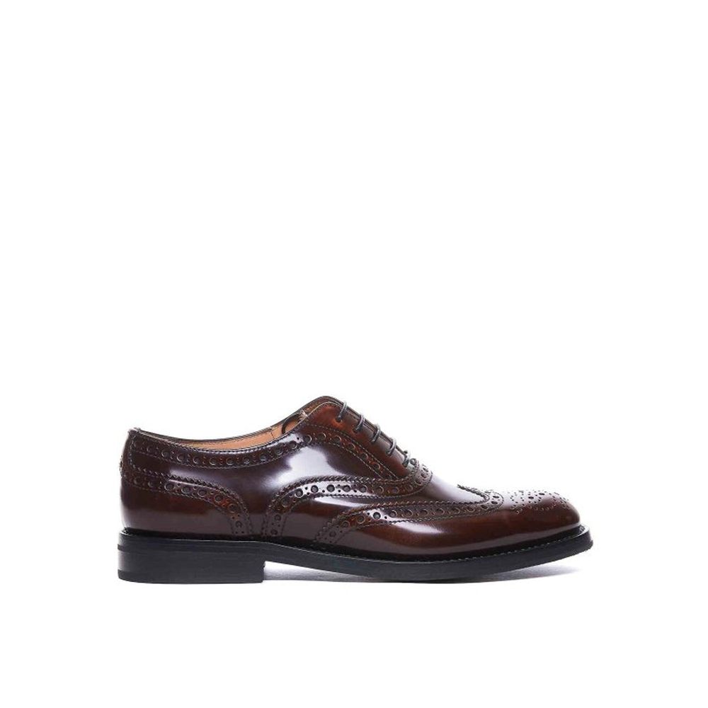 Church's Brown Calfskin Oxfords And Derbies