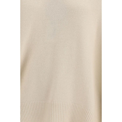 Allude Beige Cashmere Sweater