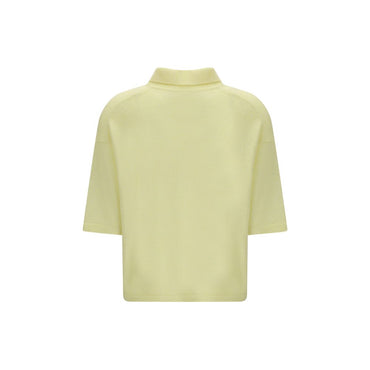 Allude Bicolor Cashmere Polo Shirt