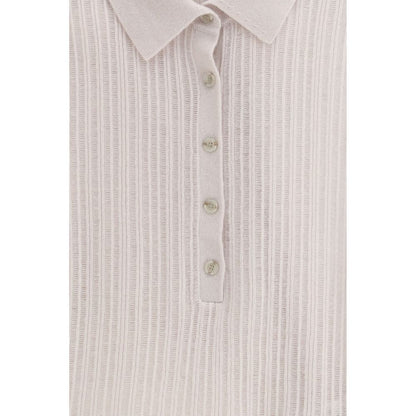 Allude Beige Cashmere Sweatshirt