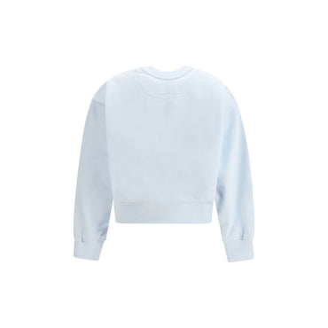 Alexander McQueen Blue Cotton Sweatshirt