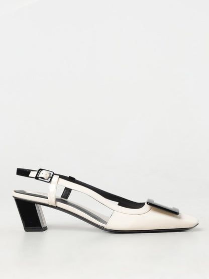 Roger Vivier Black Leather High Heel Pumps
