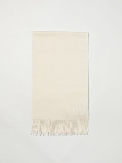 Max Mara White Cashmere Scarf