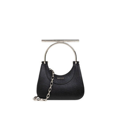 Alexander McQueen Black Lamb Leather Shoulder Bag