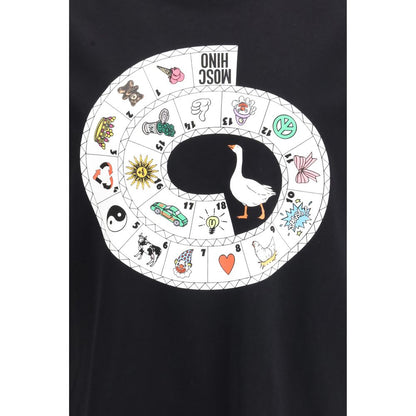Moschino Black Cotton Bodysuit