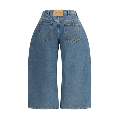 The Attico Blue Cotton Jeans Denim