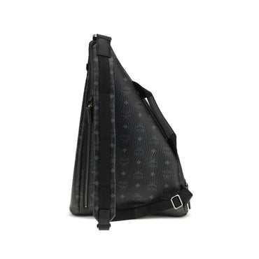MCM Black Fabric Backpack