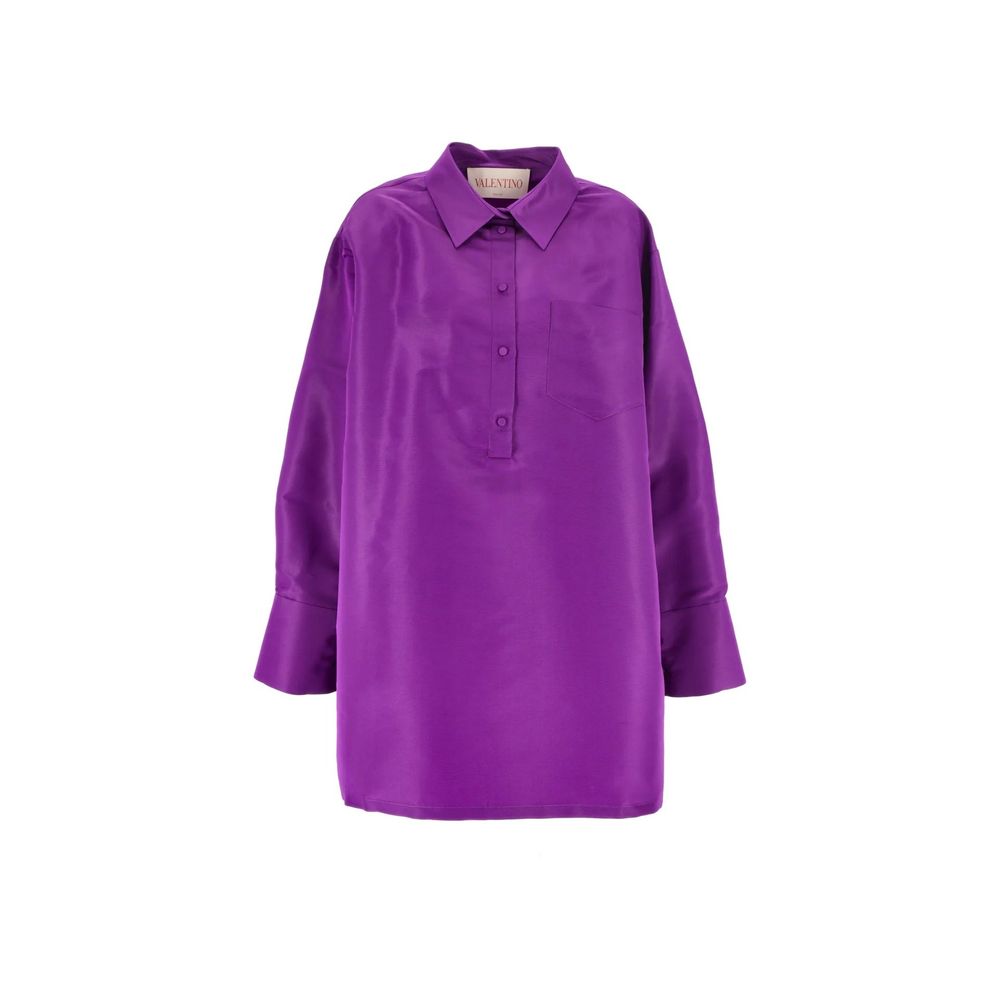 Valentino Multicolor Silk Casual Dress