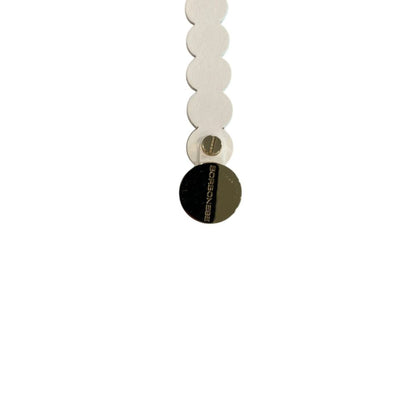 Borbonese White Genuine Leather Women Belt