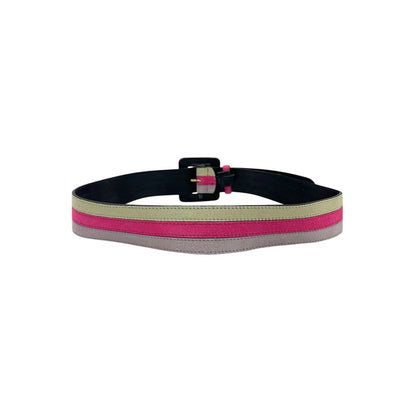 Borbonese Multicolor Leather Women Belt