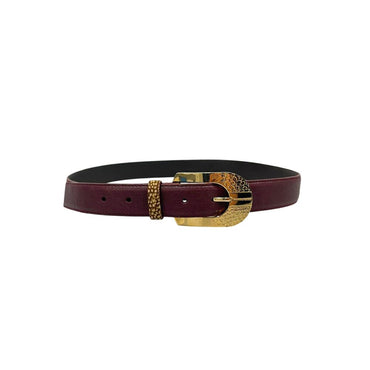 Borbonese Red Leather Women Belt