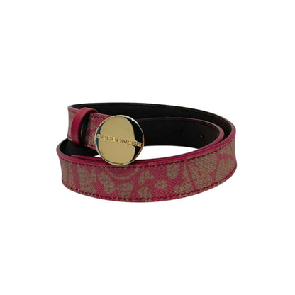 Borbonese Red Genuine Leather Women Belt