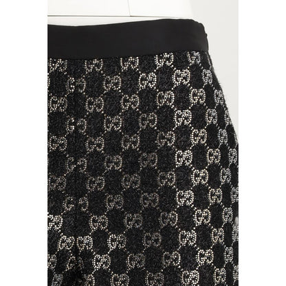 Gucci Black Viscose Bermuda Shorts