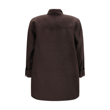 Citizens of Humanity Brown Linen Shirt