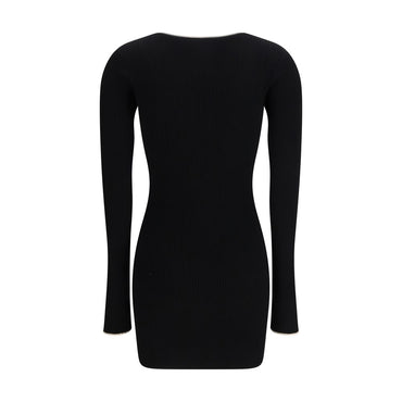 Amiri Black Viscose Casual Dress