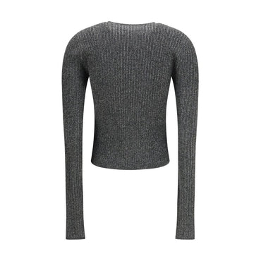 Amiri Black Viscose Cardigan