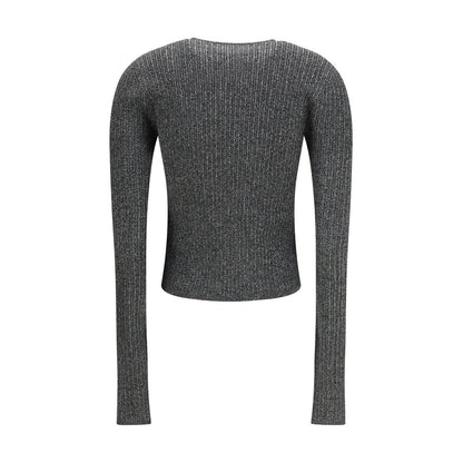 Amiri Black Viscose Cardigan