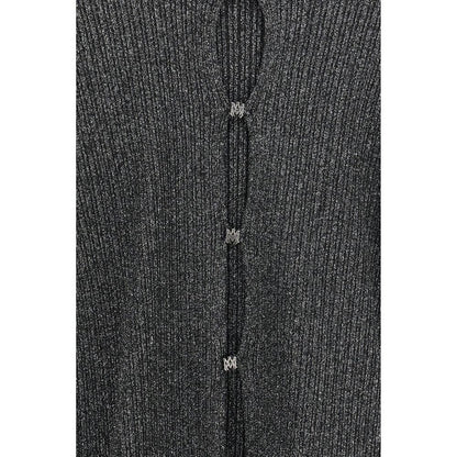 Amiri Black Viscose Cardigan