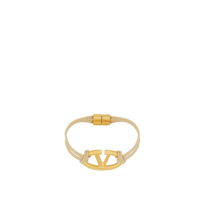 Valentino Garavani Beige Cotton Bracelet