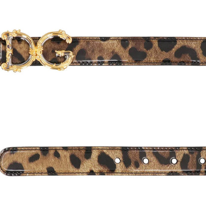 Dolce & Gabbana Brown Calfskin Regular Belt