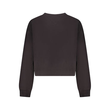 Tommy Hilfiger Black Cotton Women Sweatshirt