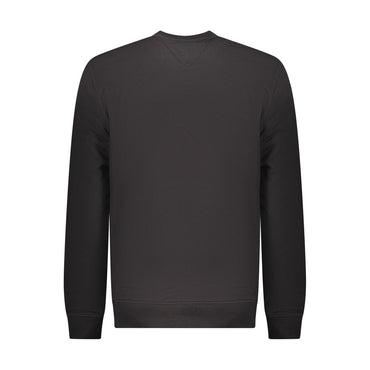 Tommy Hilfiger Black Cotton Men Sweatshirt